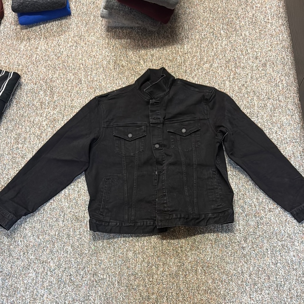 Black Mens Jean Jacket